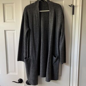 Jenni Kayne Charcoal Open Front Cardigan